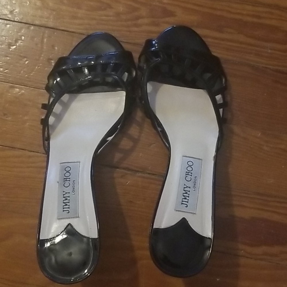 Jimmy Choo kitten heel slip on